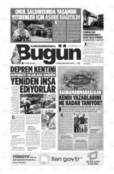 KAHRAMANMARAŞ'TA BUGÜN