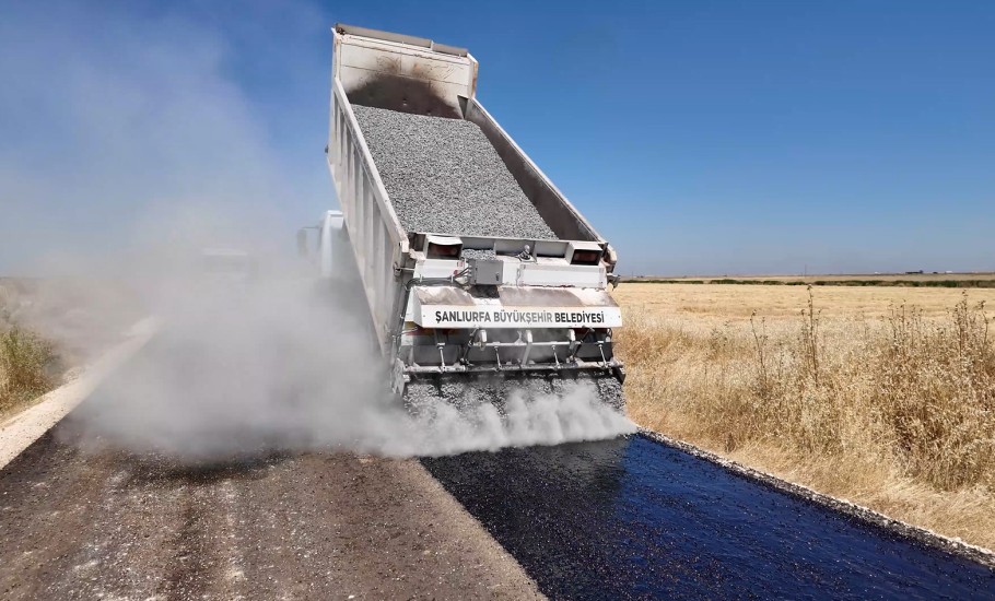 HİLVAN’DA 8,5 KİLOMETRELİK YOL YENİLENDİ- Şanlıurfa Büyükşehir Belediyesi