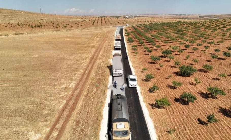 KARAKÖPRÜ KIRSALINDA YOL KONFORU ARTIYOR- Şanlıurfa Büyükşehir Belediyesi