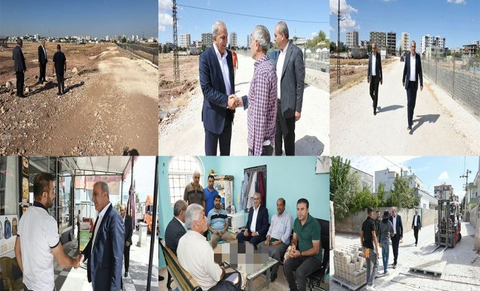EŞBAŞKAN SERHAN PAYDAŞ, YOL VE ÇEVRE DÜZENLEME ÇALIŞMALARINI YERİNDE İNCELEDİ